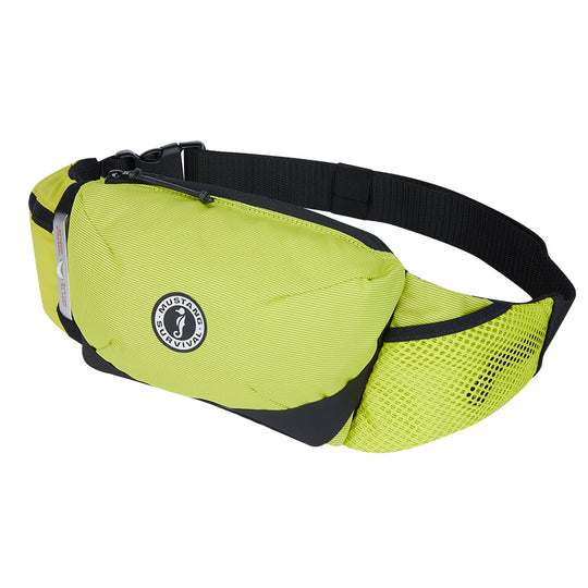 Mustang Essentialist Manual Inflatable Belt Pack - Mahi Yellow - Deckhand Marine Supply
