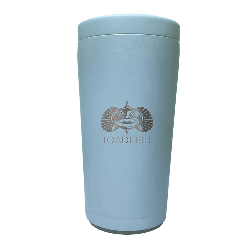 Toadfish Non-Tipping Can Cooler 2.0 - Universal Design - Light Blue - Deckhand Marine Supply