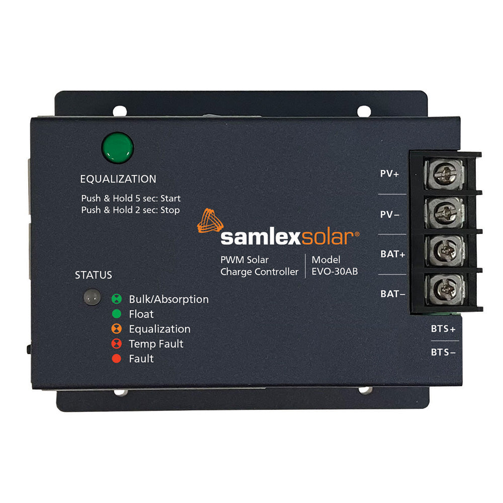 Samlex Solar Charge Controller - 12/24 PWM - 30 AMP - Deckhand Marine Supply