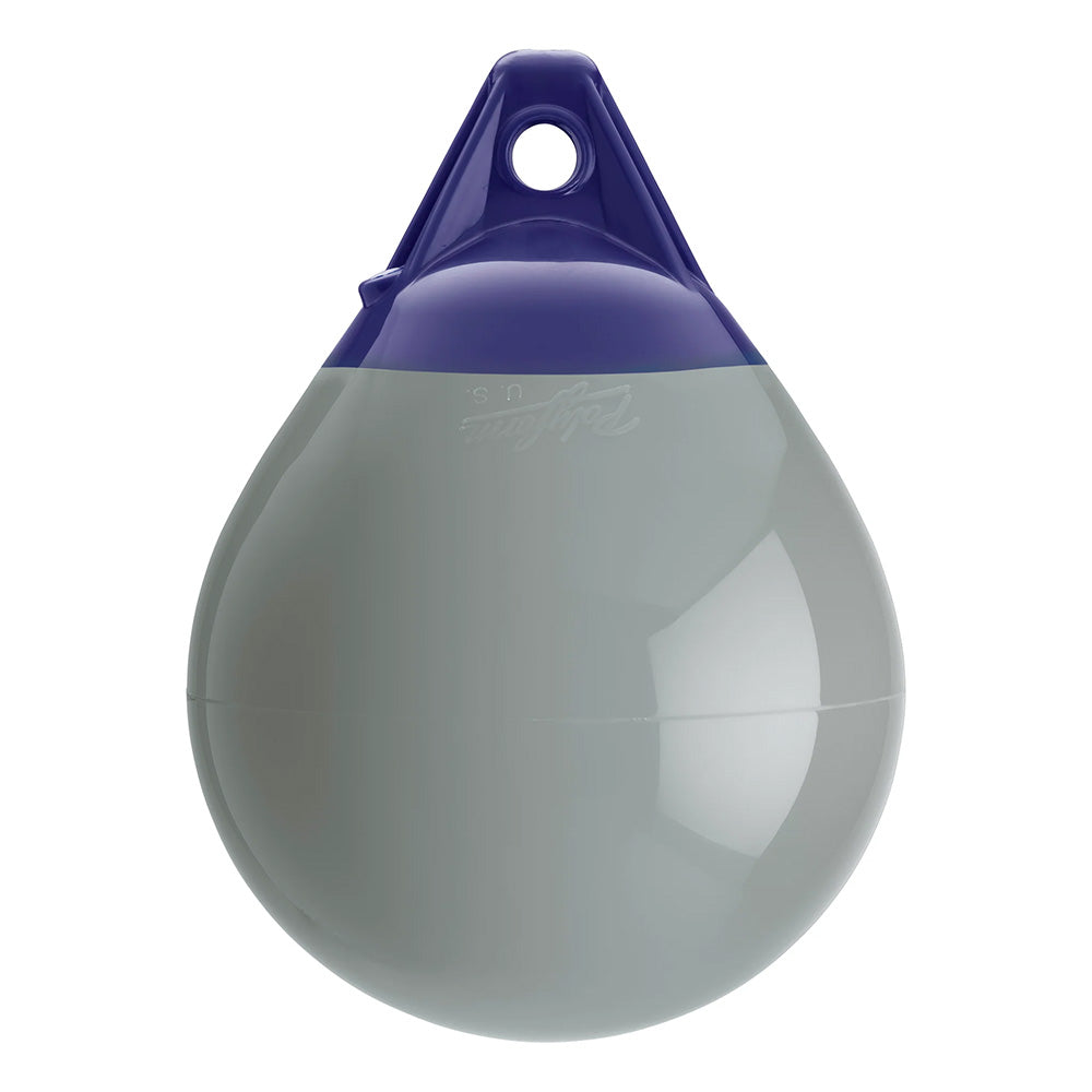 Polyform A-Series Buoy - 11" x 15" Diameter - A-1 - Grey - Deckhand Marine Supply