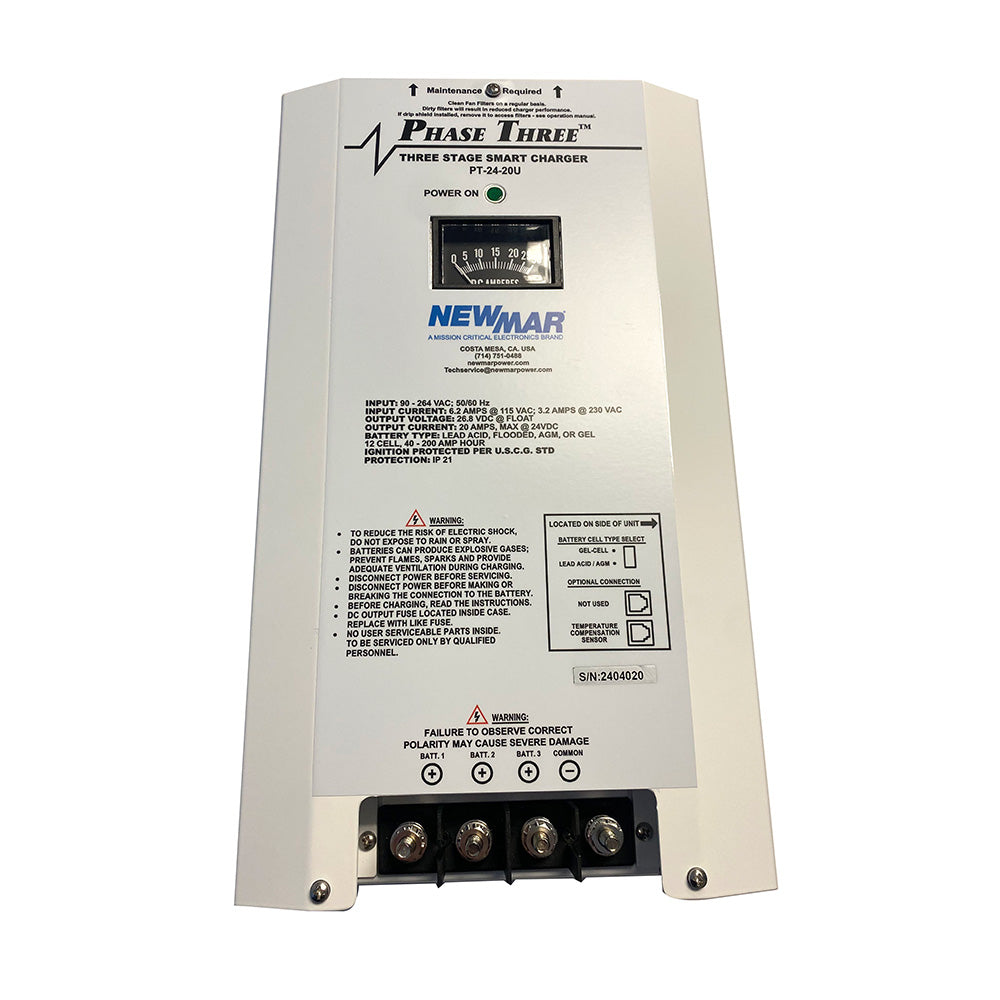 Newmar PT-24-20U Battery Charger - Deckhand Marine Supply