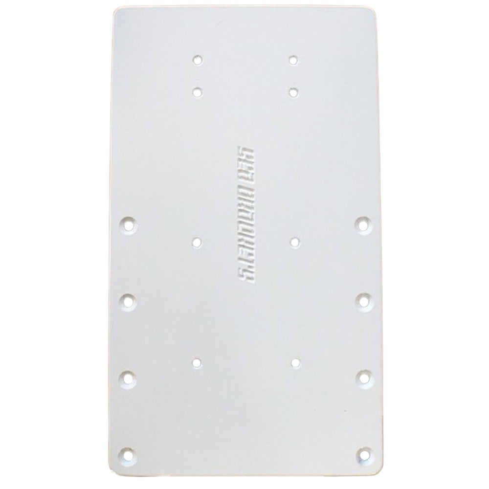 Sea Brackets 14" Straight Trolling Motor Plate - Deckhand Marine Supply