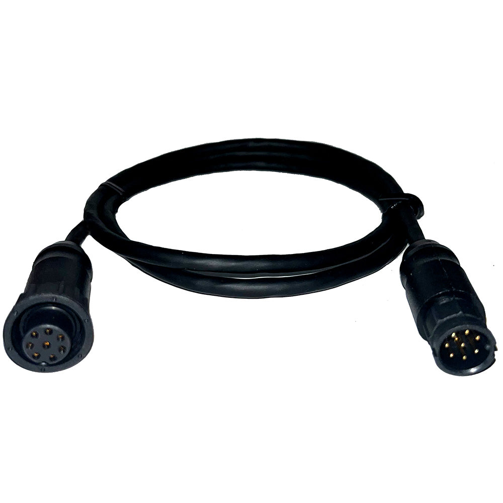 Echonautics 1M Adapter Cable w/Female 8-Pin Garmin Connector f/Echonautics 300W, 600W  1kW Transducers - Deckhand Marine Supply