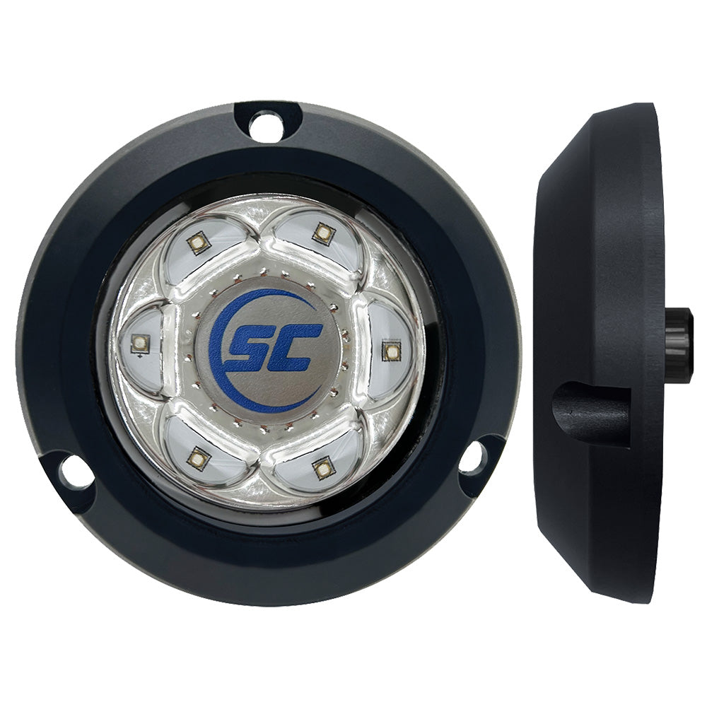 Shadow-Caster SC2 Series Polymer Composite Surface Mount Underwater Light - Bimini Blue - Deckhand Marine Supply