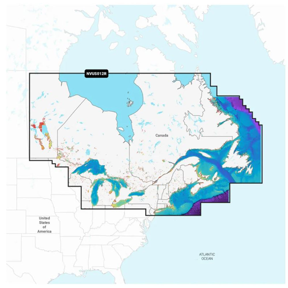 Garmin Navionics Vision+ NVUS012R Canada, East  Great Lakes - Deckhand Marine Supply