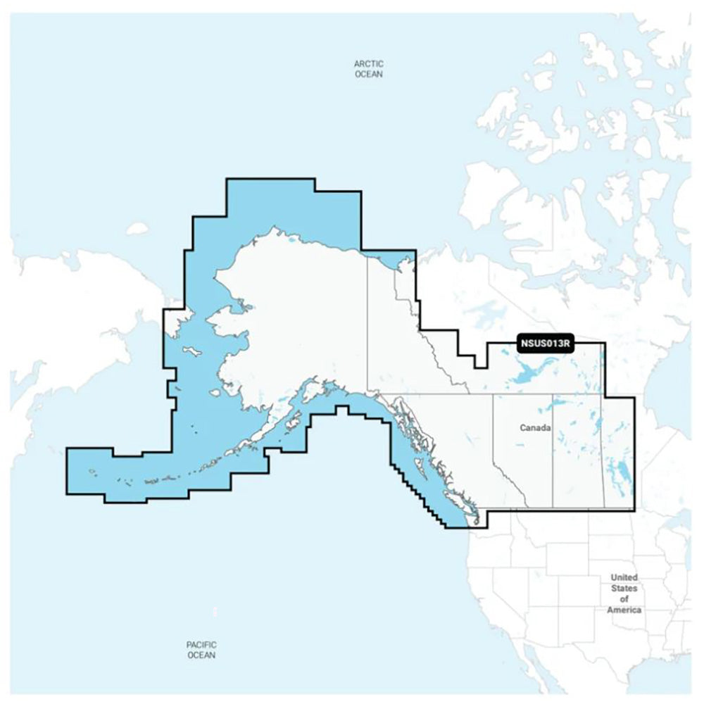 Garmin Navionics+ NSUS013R Canada, West  Alaska - Deckhand Marine Supply