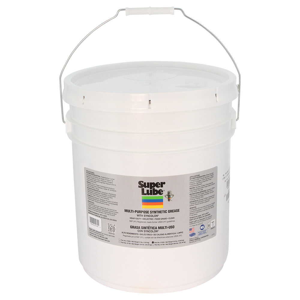 Super Lube Multi-Purpose Synthetic Grease w/Syncolon (PTFE) - 30lbs - Deckhand Marine Supply
