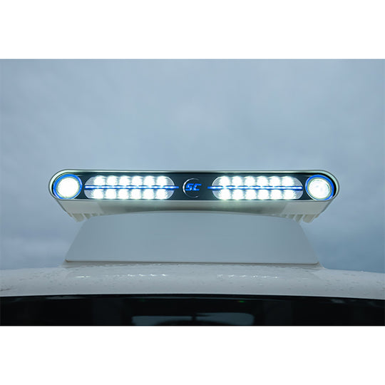 Shadow-Caster Eagle Ray LED Light Bar - Black Housing  Dual Optics - Deckhand Marine Supply