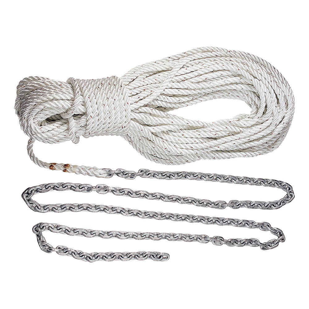 Lewmar Anchor Rode 15 5/16 G4 Chain w/150 5/8 Rope w/Shackle - Deckhand Marine Supply