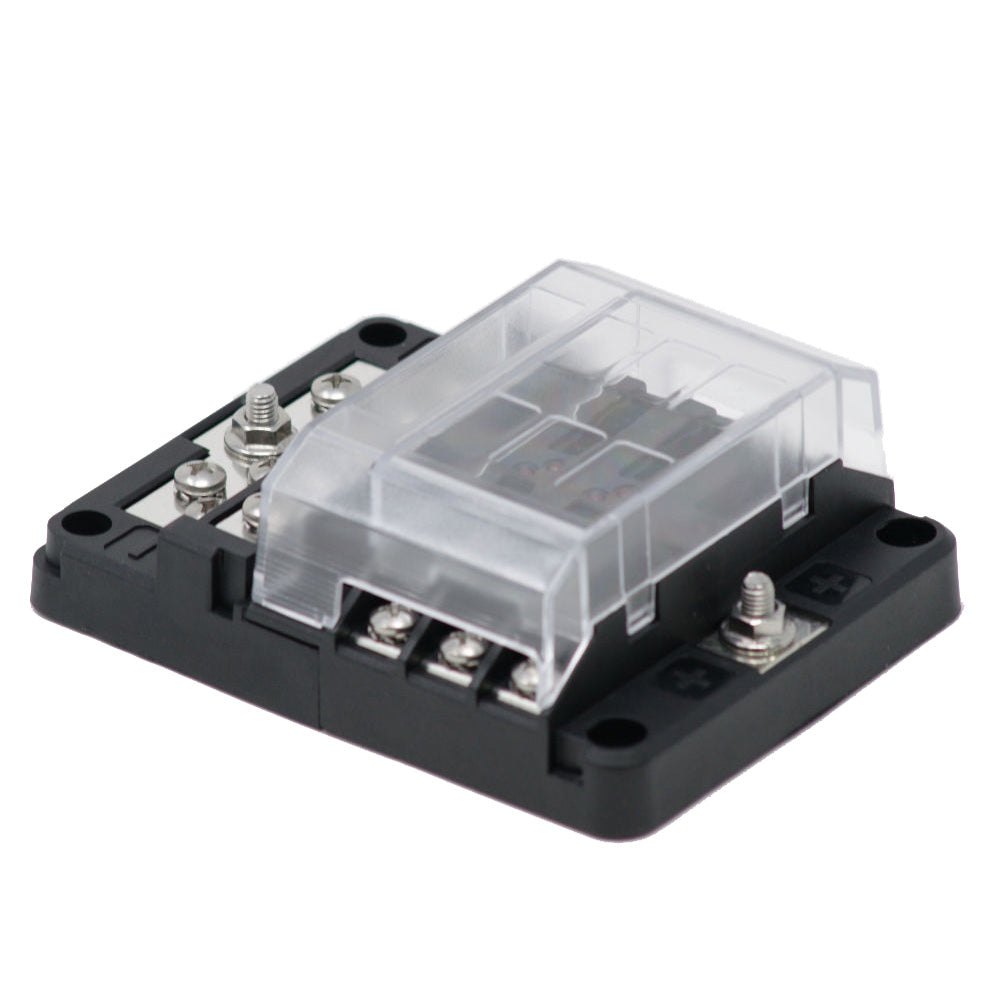 Egis RT Fuse Block 6 Position w/Ground  LED Indication - Deckhand Marine Supply