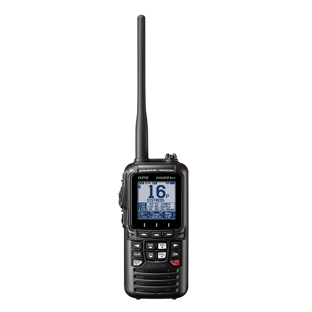Standard Horizon HX891BT Handheld VHF w/Bluetooth - Black - Deckhand Marine Supply