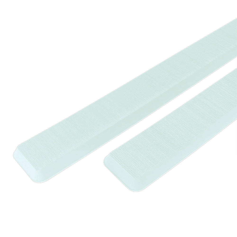SeaDek Cockpit Coaming Bolster Set (2) - 4" x 39"  20mm Thick - Caribbean Blue w/Brushed Texture - Deckhand Marine Supply