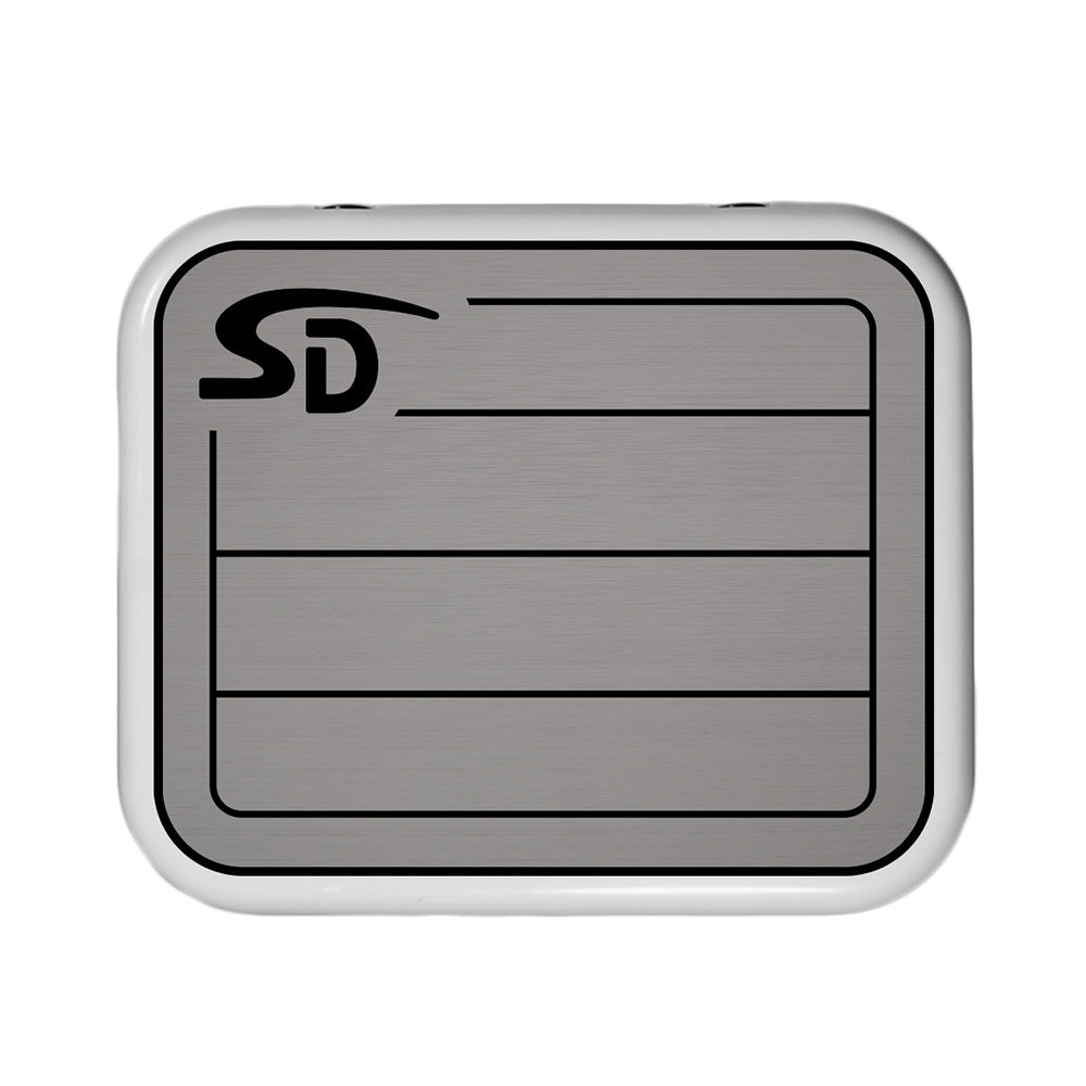 SeaDek YETI Roadie 24 Teak Cooler Pad - 6mm - Storm Grey/Black - Deckhand Marine Supply