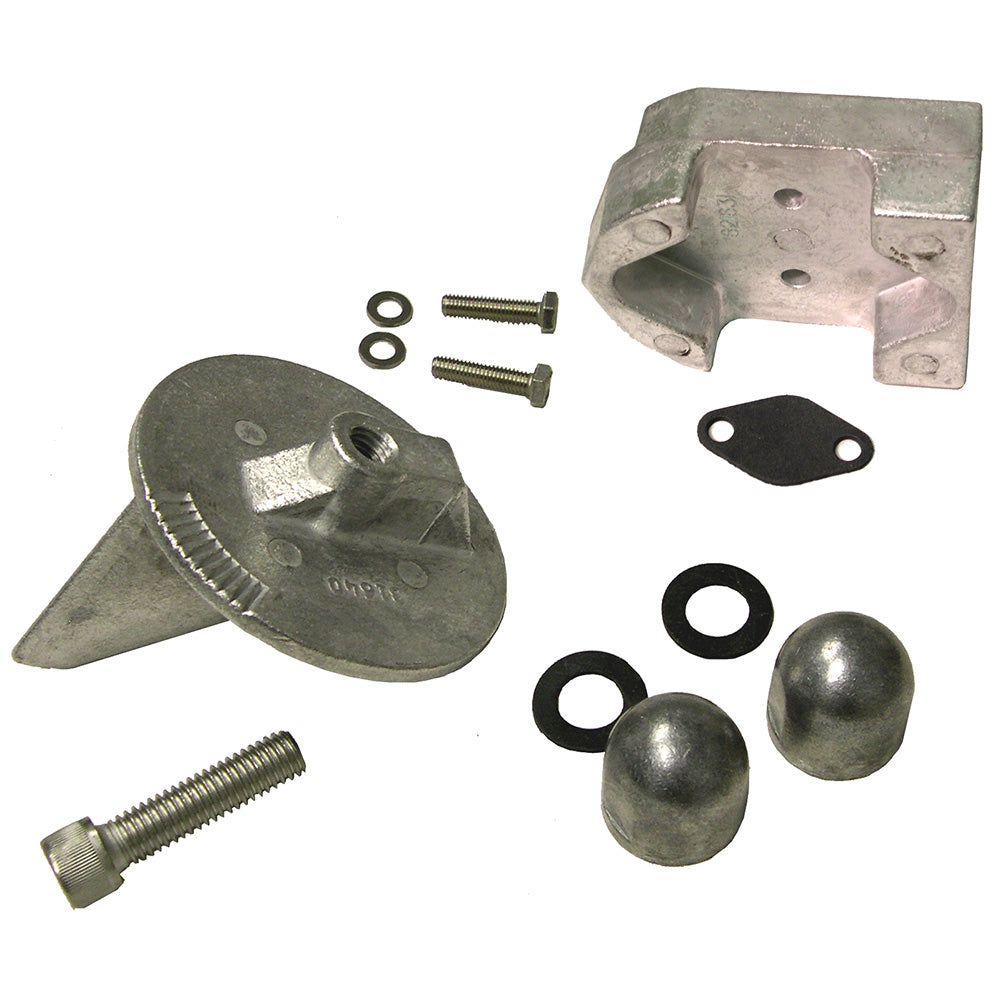 Performance Metals Mercruiser Alpha 1 Gen 1 Complete Anode Kit (No Power Steering) - Aluminum - Deckhand Marine Supply