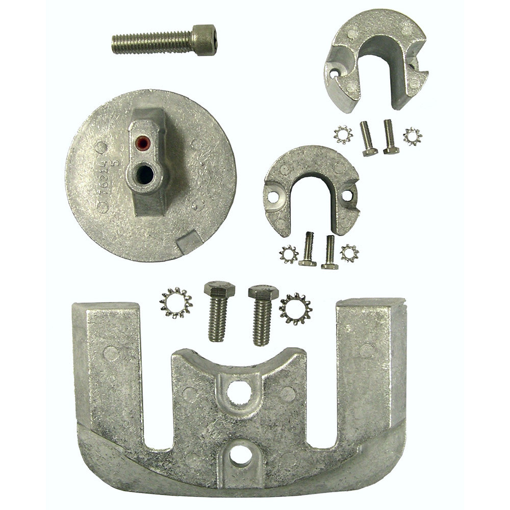 Performance Metals Mercruiser Bravo 2/3 Complete Anode Kit - Aluminum - Deckhand Marine Supply