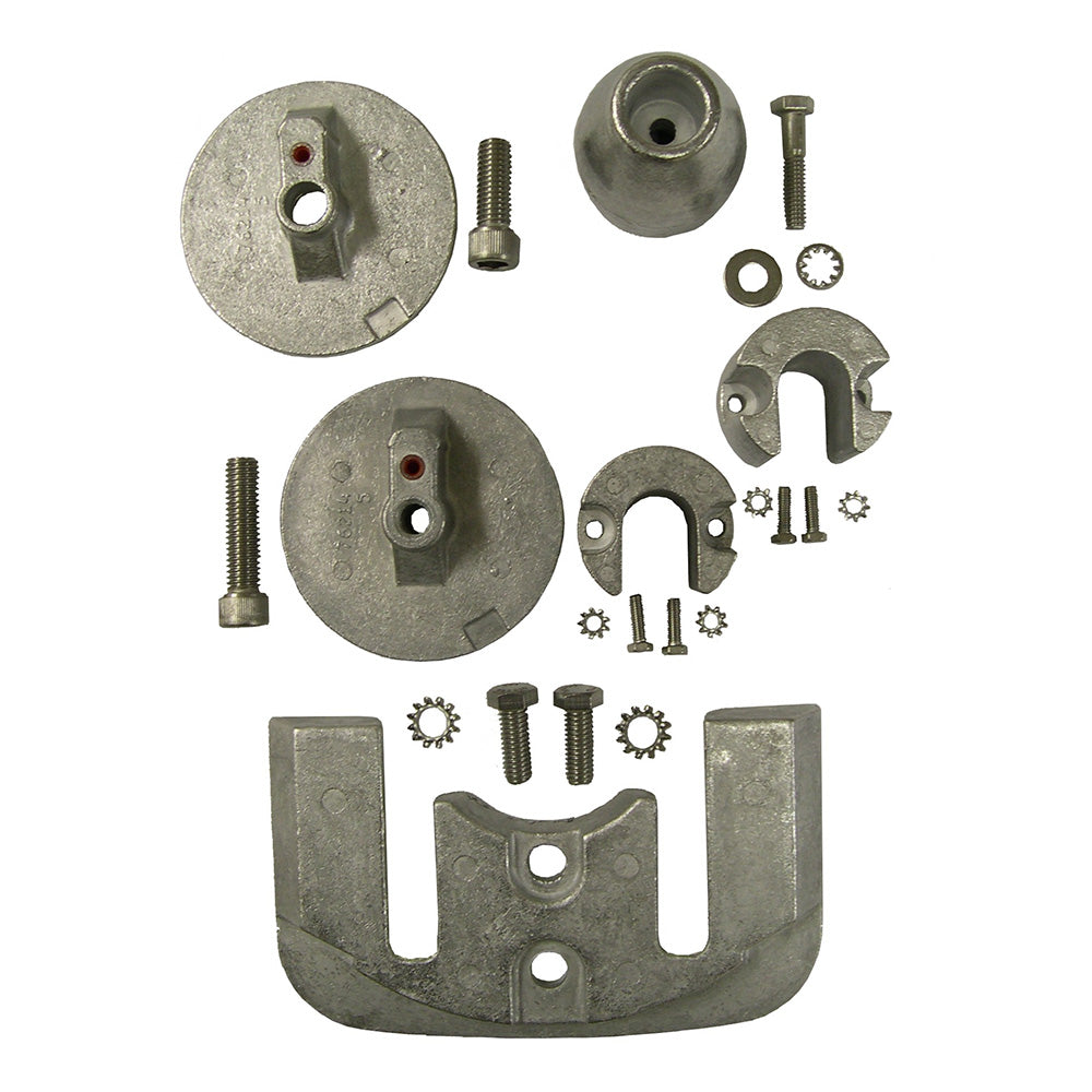 Performance Metals Mercruiser Bravo 3 (2004  Later) Complete Anode Kit - Aluminum - Deckhand Marine Supply