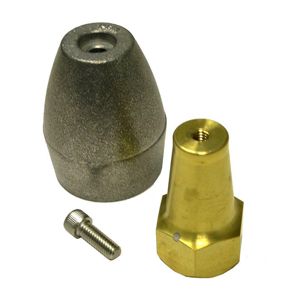 Performance Metals Mercruiser Bravo 3 (2003  Earlier) Prop Anode Retrofit Kit - Aluminum - Deckhand Marine Supply