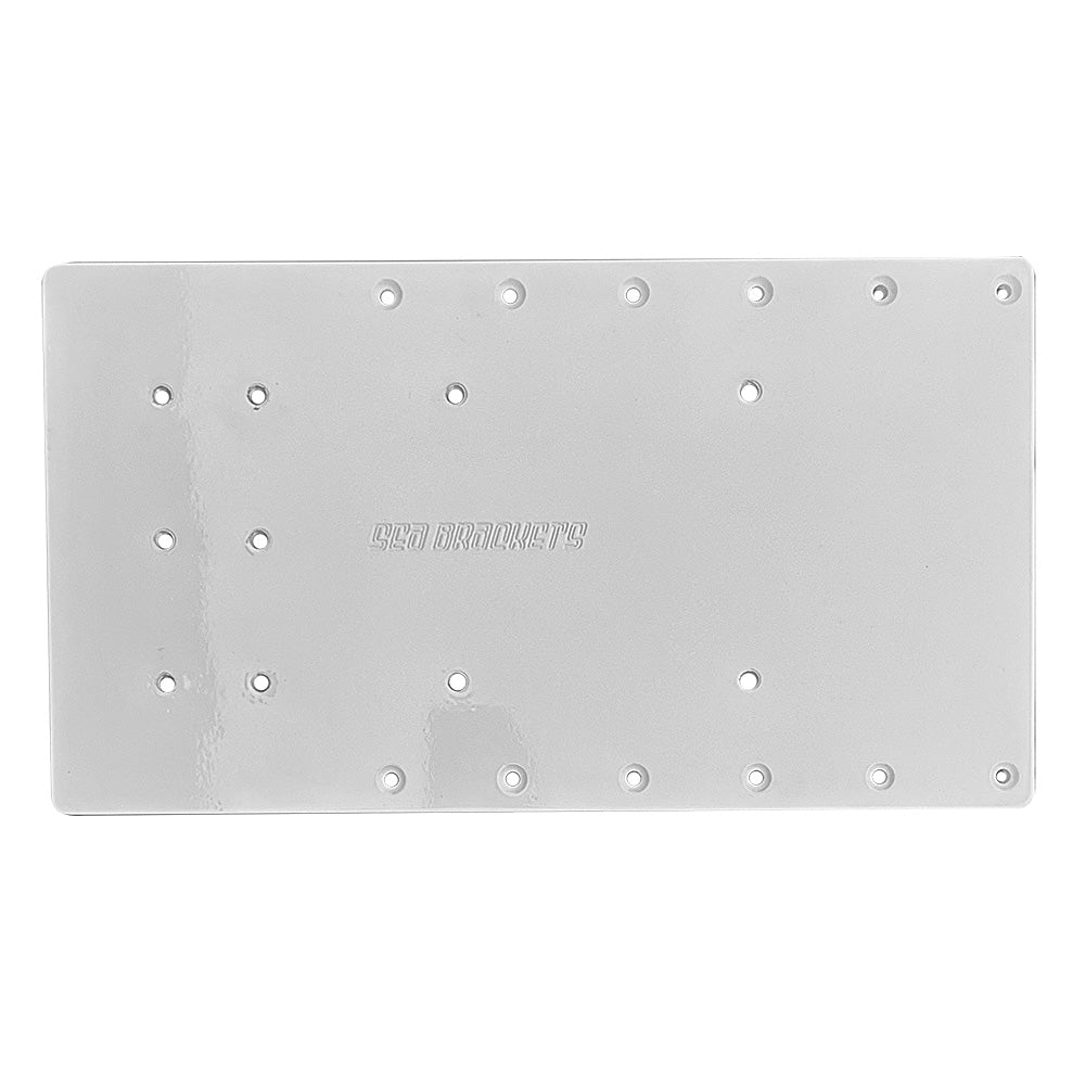 Sea Brackets 18" Straight Trolling Motor Plate f/Minn Kotas Quest - Deckhand Marine Supply