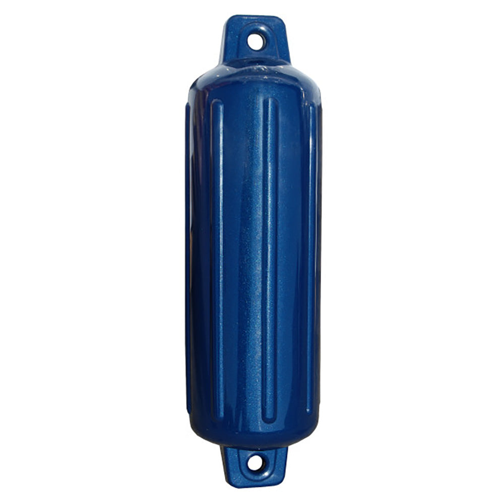Taylor Made Storm Gard 5.5" x 20" Inflatable Vinyl Fender - Captain's Navy - Deckhand Marine Supply