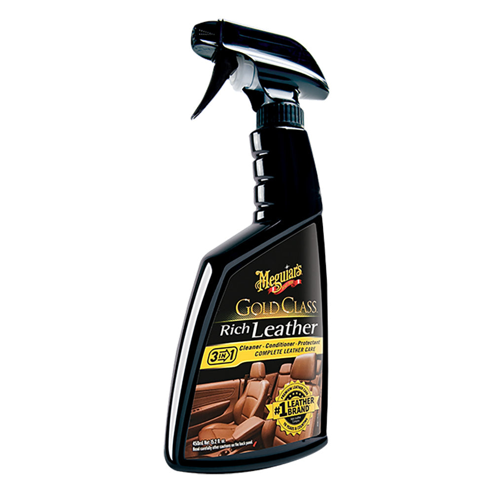 Meguiar's Gold Class Rich Leather Spray - 15.2 oz. - Deckhand Marine Supply
