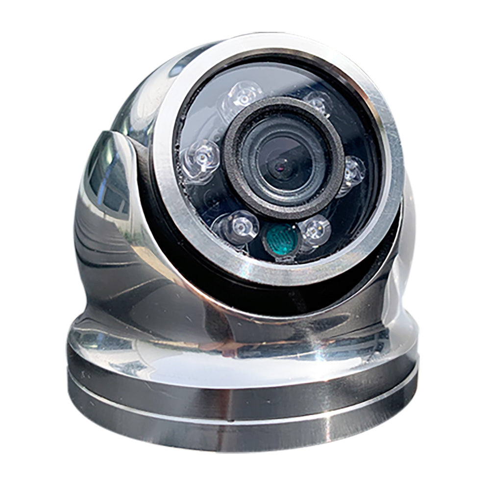 Iris Hi-Resolution Analog Mini Dome Camera - 316 Stainless Steel - CVBS - TVI - Deckhand Marine Supply