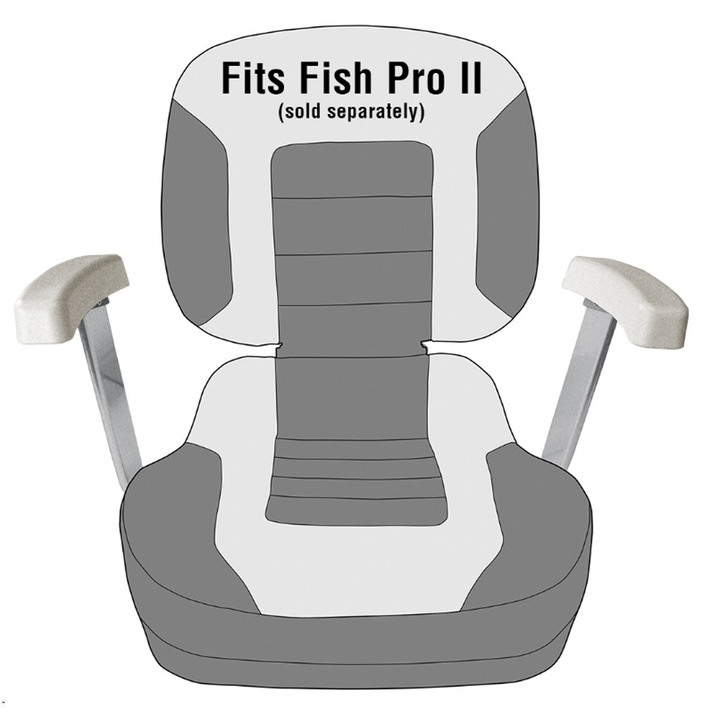 Springfield One Piece Arm Rest f/Fish Pro II - Deckhand Marine Supply