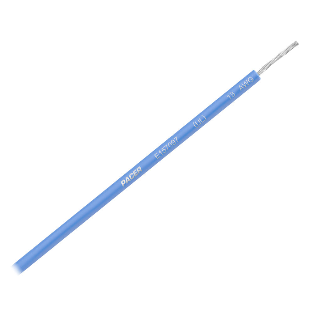 Pacer Blue 18 AWG UL Marine Wire - 35' - Deckhand Marine Supply
