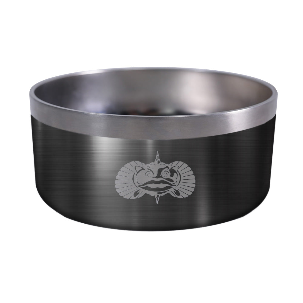 Toadfish Non-Tipping Dog Bowl - Graphite - Deckhand Marine Supply