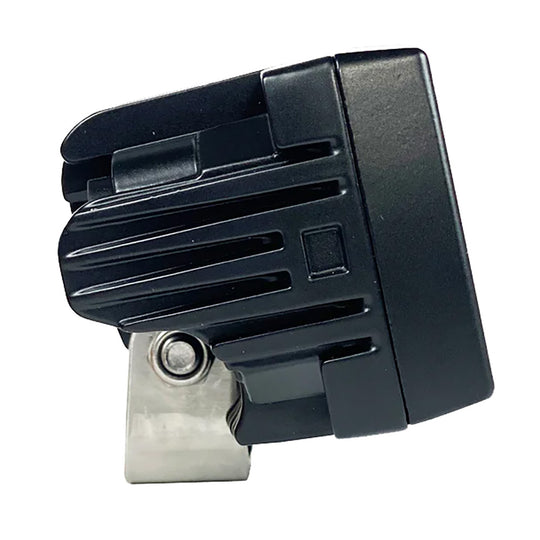 Black Oak 4" Marine Spreader Light Flood Scene LED Pro Series 3.0 - Black - Deckhand Marine Supply