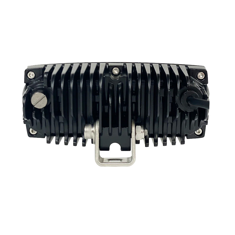 Black Oak 4" Marine Spreader Light Flood Scene LED Pro Series 3.0 - Black - Deckhand Marine Supply