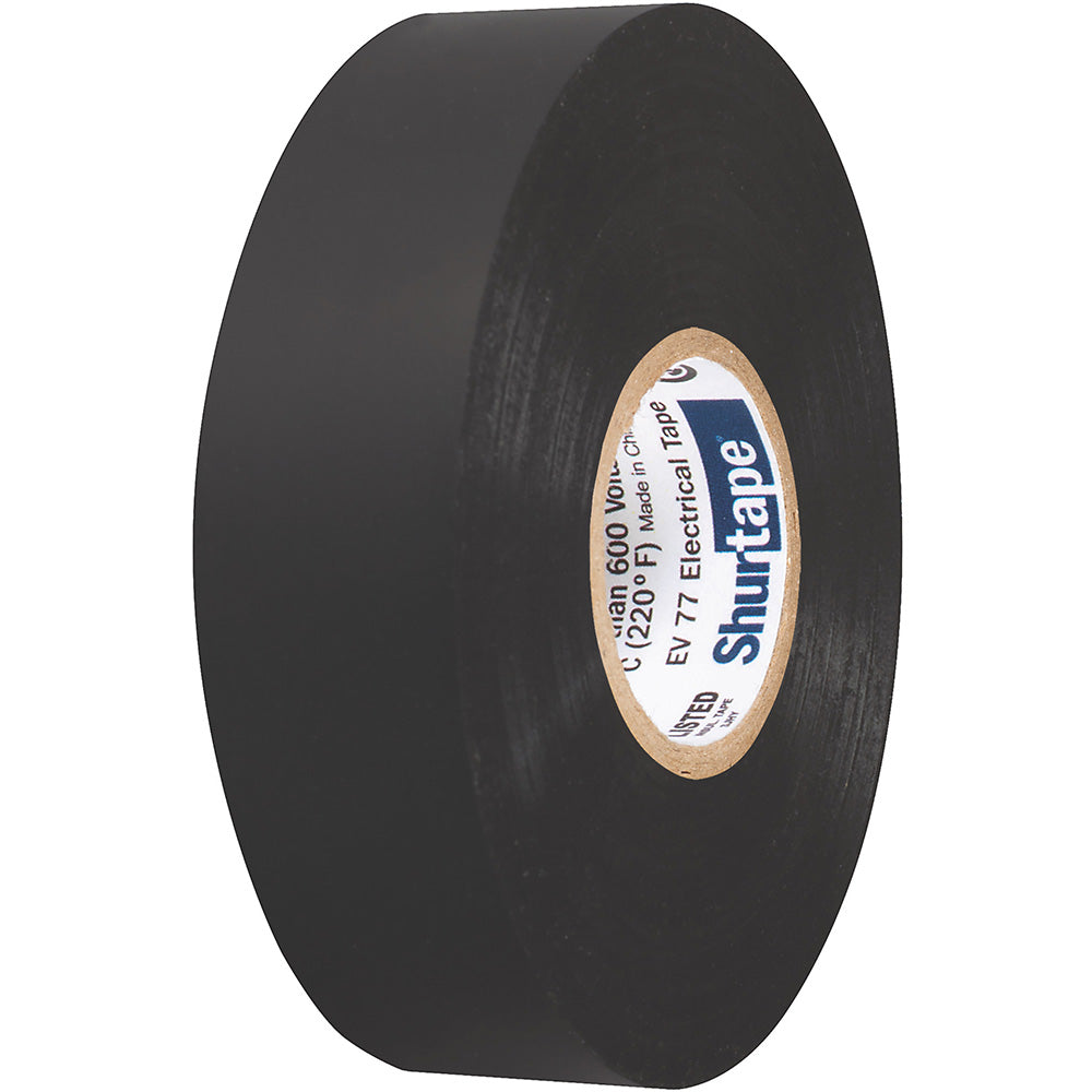 Shurtape EV 077B Professional Grade Black Electrical Tape f/Insulating  Splicing - 3/4" x 66' - 10-Pack - Deckhand Marine Supply