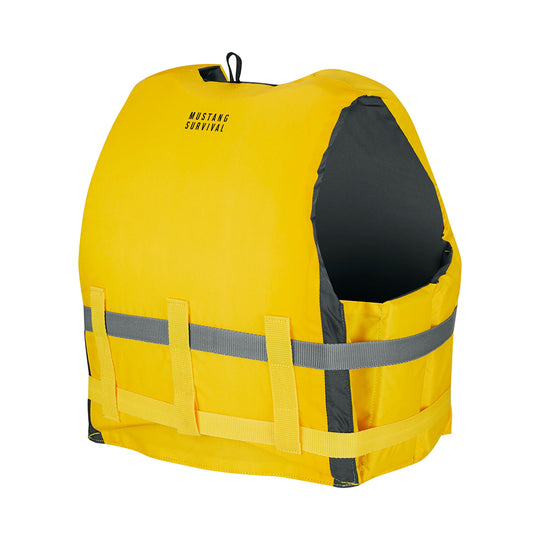 Mustang Livery Foam Vest - M/L - Yellow - Deckhand Marine Supply