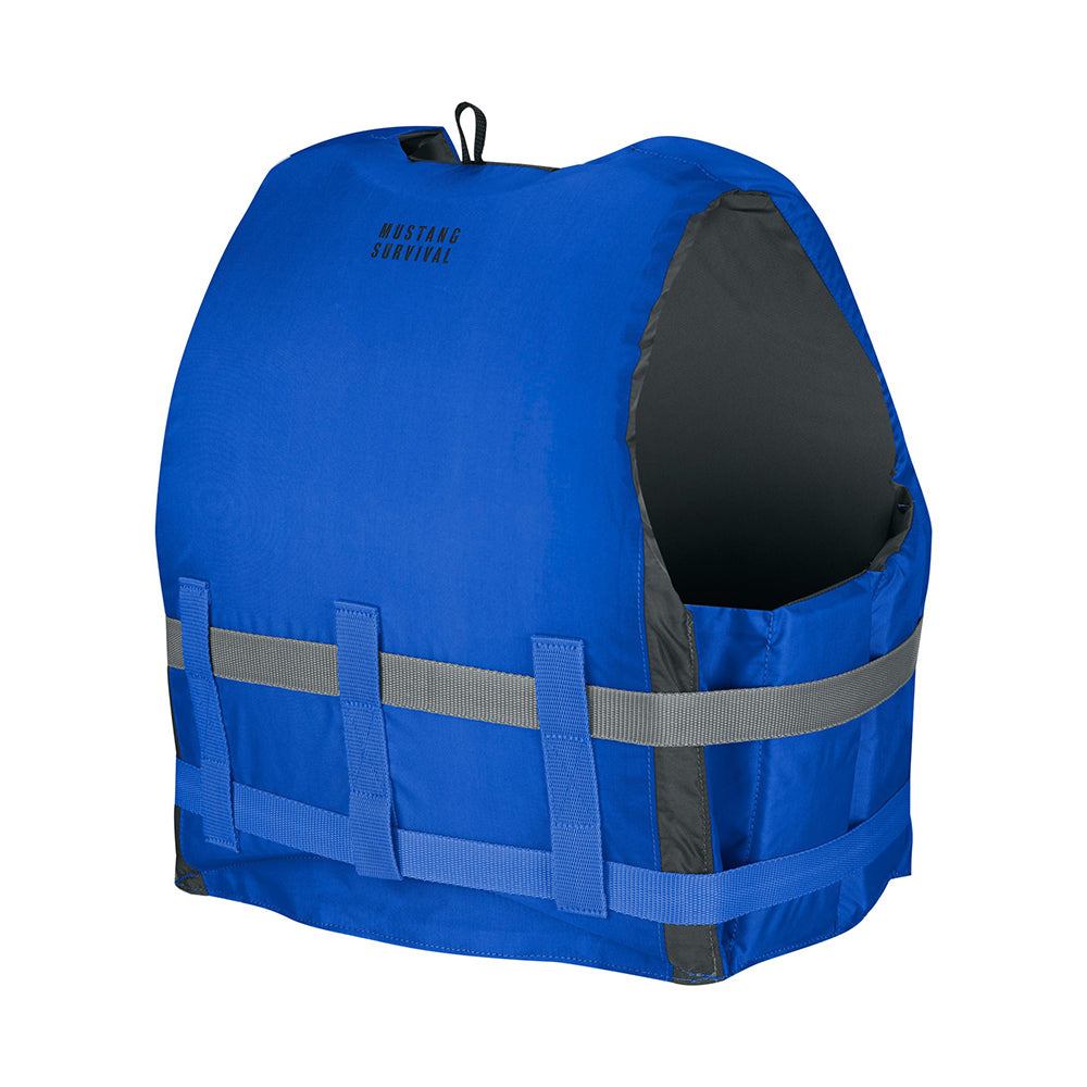 Mustang Livery Foam Vest - XL/XXL - Blue - Deckhand Marine Supply