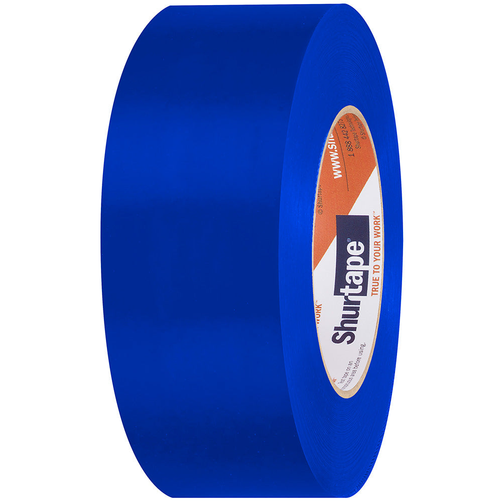 Shurtape UV-Resistant Marine Heat Shrink Tape - 48MM x 55M Roll - Straight Edge Blue - Deckhand Marine Supply