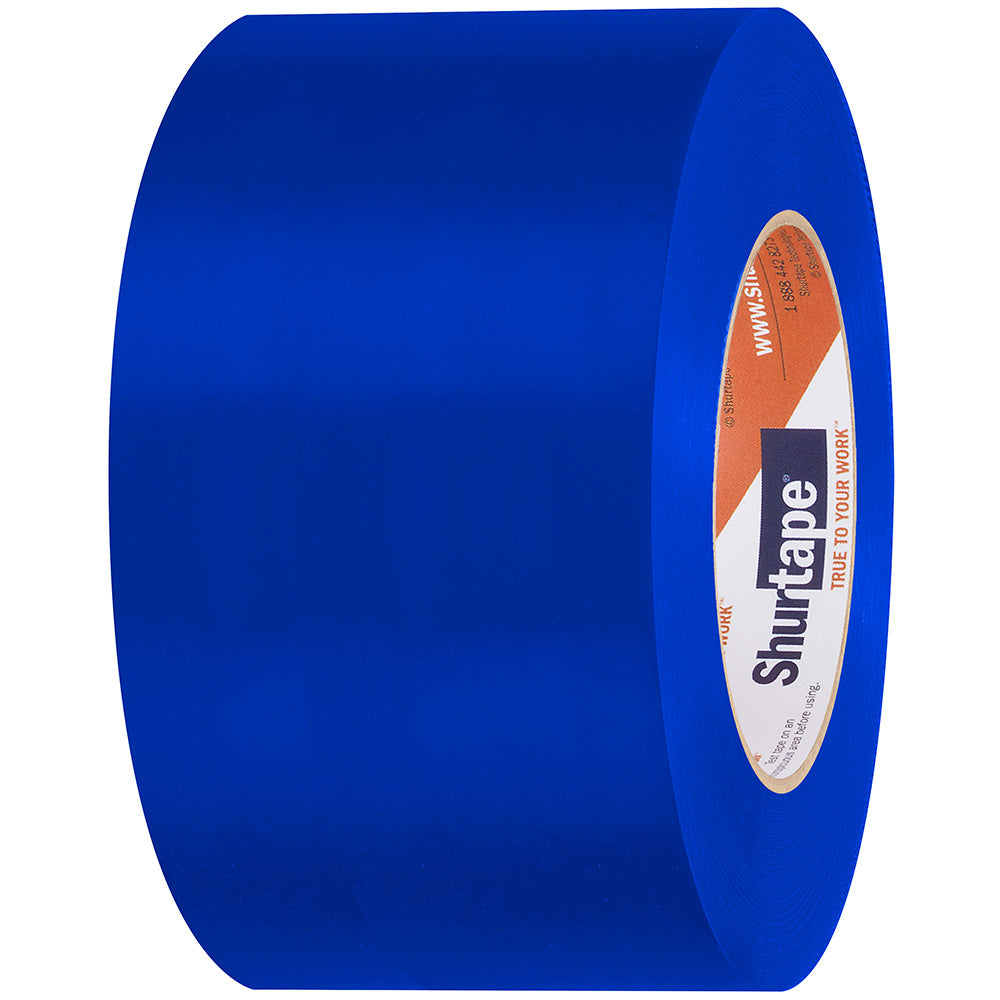 Shurtape UV-Resistant Marine Heat Shrink Tape - 72MM x 55M Roll - Straight Edge Blue - Deckhand Marine Supply