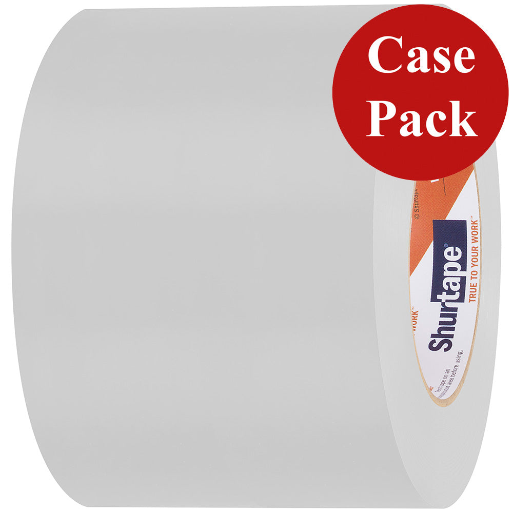 Shurtape UV-Resistant Marine Heat Shrink Tape - 96MM x 55M Roll - Straight Edge White *Case of 12 Rolls* - Deckhand Marine Supply