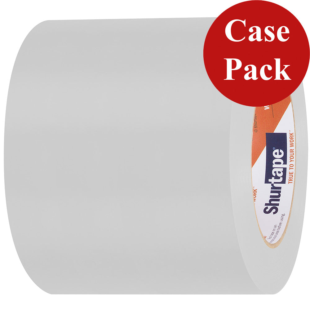 Shurtape UV-Resistant Marine Hull Preservation Tape - 96MM - 33M Roll - Straight Edge White *Case of 12 Rolls* - Deckhand Marine Supply