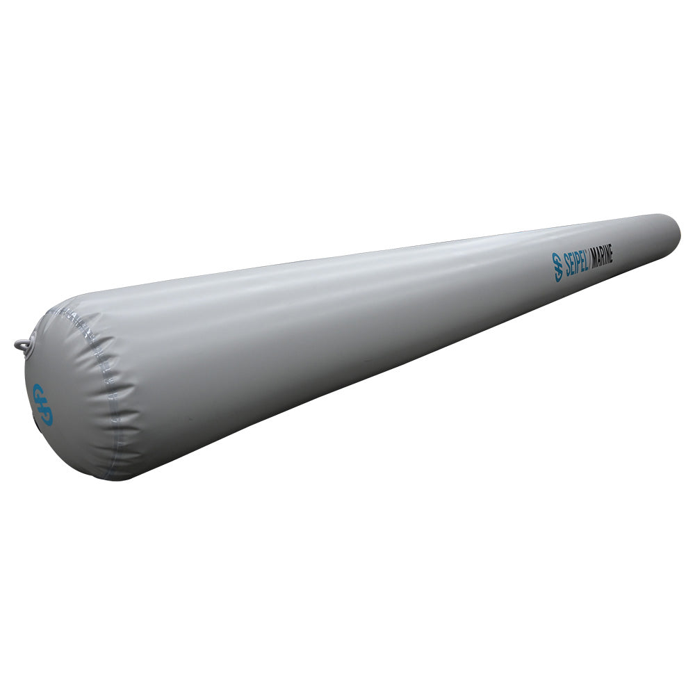 Seipel Marine 20' Inflatable Boat Bumper - Grey - Deckhand Marine Supply