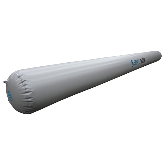 Seipel Marine 20' Inflatable Boat Bumper - Grey - Deckhand Marine Supply