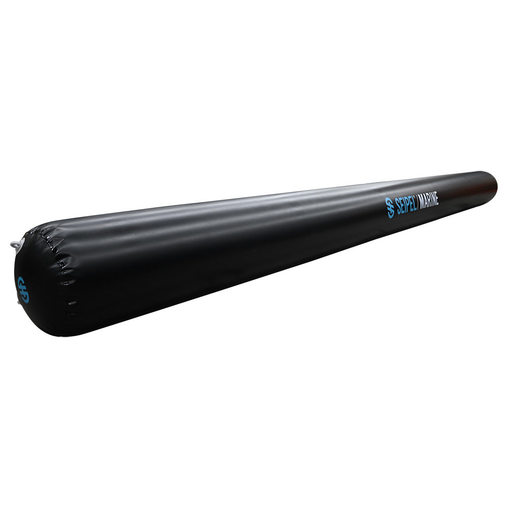 Seipel Marine 20' Inflatable Boat Bumper - Black - Deckhand Marine Supply