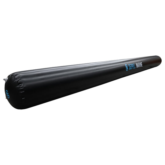 Seipel Marine 20' Inflatable Boat Bumper - Black - Deckhand Marine Supply