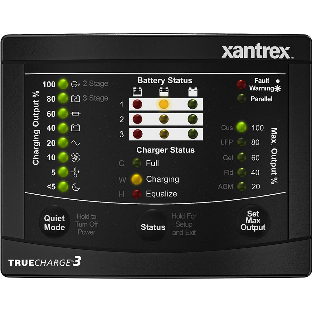 Xantrex TRUEcharge3 Remote Panel - Deckhand Marine Supply