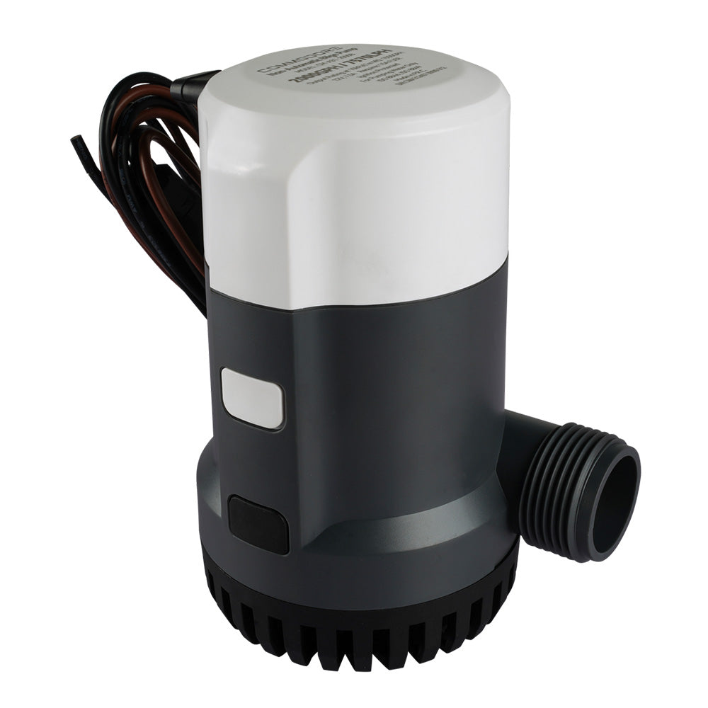 Commodore 2000 GPH Automatic AMP Sensor Bilge Pump - 12V - Deckhand Marine Supply