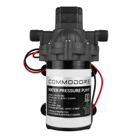 Commodore 3.0 GPM Water Pump - 12V - Deckhand Marine Supply