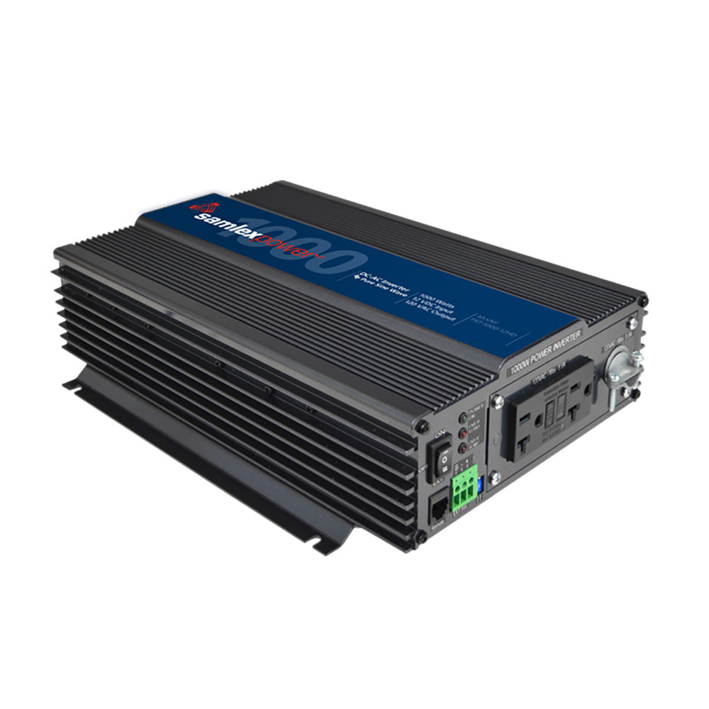 Samlex PST-1000-12HD Pure Sine Wave Inverter 12V Input 120 VAC Output 1000W - Deckhand Marine Supply