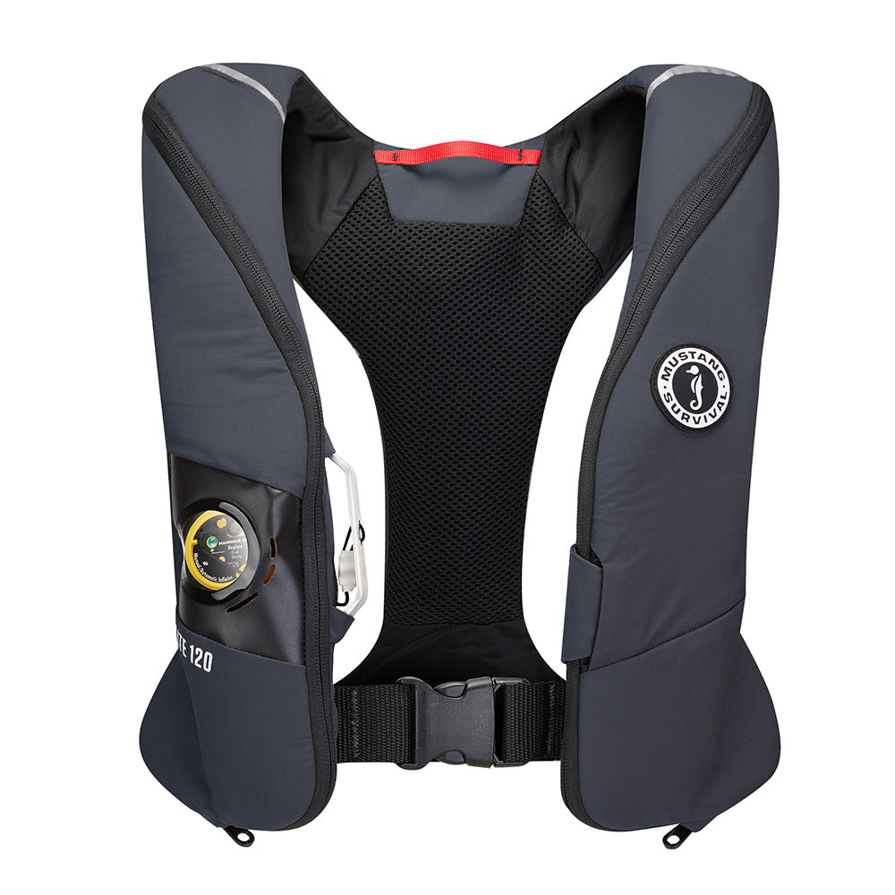 Mustang Elite 120 Coastal Inflatable PFD - Admiral Grey - Deckhand Marine Supply