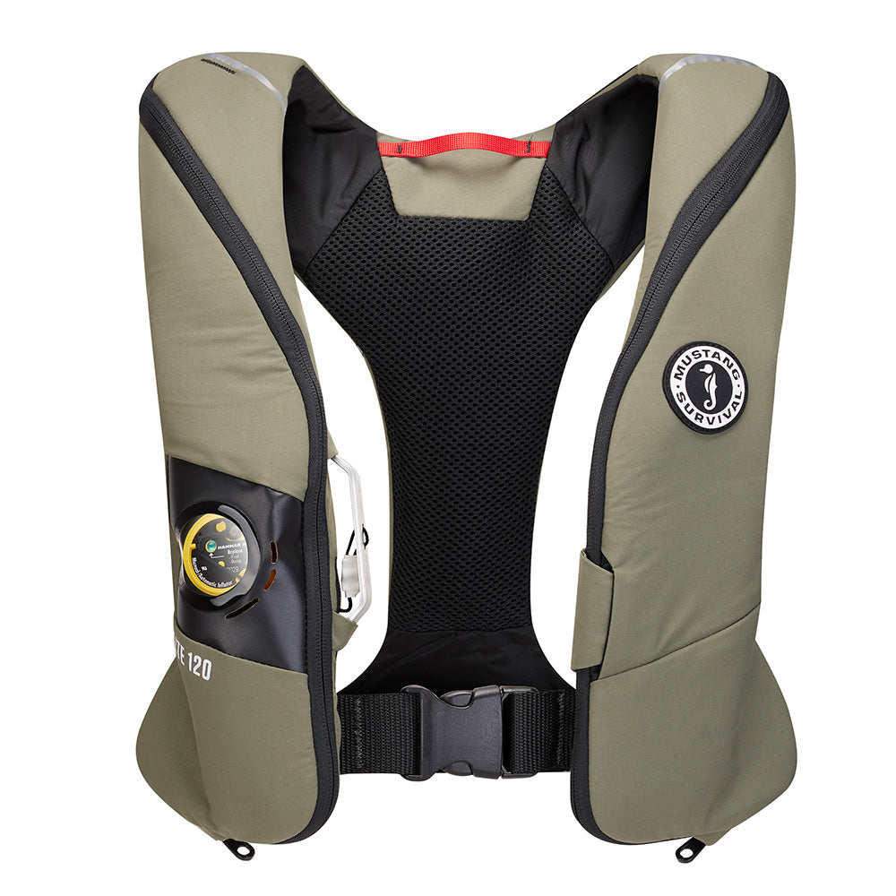 Mustang Elite 120 Coastal Inflatable PFD - Everglade Green - Deckhand Marine Supply