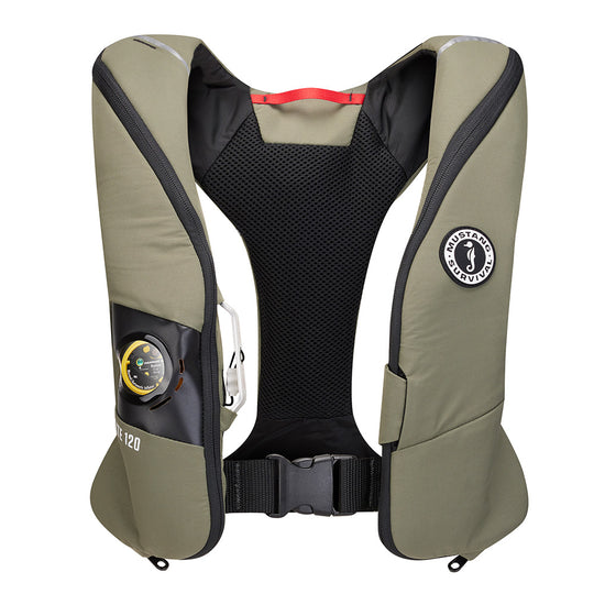 Mustang Elite 120 Coastal Inflatable PFD - Everglade Green - Deckhand Marine Supply