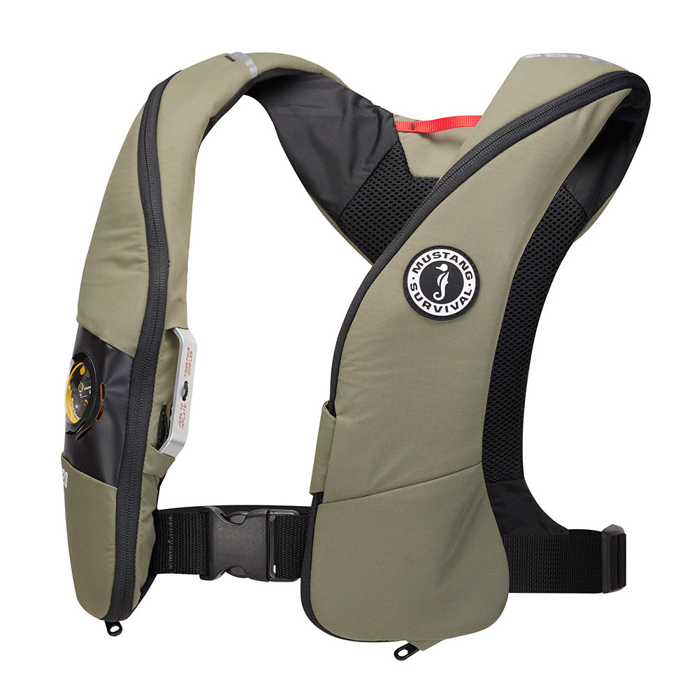 Mustang Elite 120 Coastal Inflatable PFD - Everglade Green - Deckhand Marine Supply