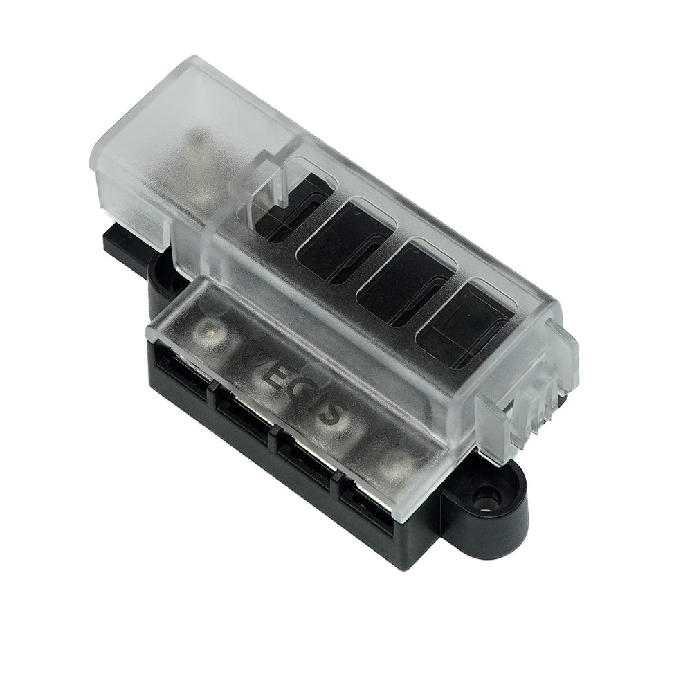 Egis RT Fuse Block - 4 Circuit w/Cover - Deckhand Marine Supply
